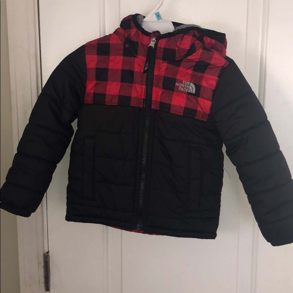 North face reversible coat Size 4T